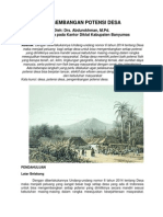 Pengembangan Potensi Desa: Oleh: Drs. Abdurokhman, M.Pd. Widyaiswara Pada Kantor Diklat Kabupaten Banyumas