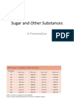 Sugar and Other Substances: A Presentation