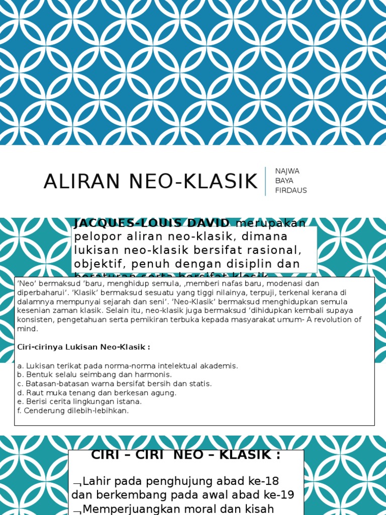 Aliran Neo Klasik PDF