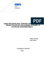 Ghid Metodologic Măsurare Incluziune Şcolară