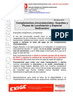 2015 - 03 - 06 CCOO Informa Complementos Circunstanciales