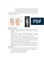 Lordosis, Dislokasi Panggul