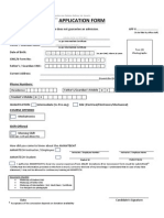 Machatronics Application Form