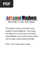 Download Adsense Mayhem Final by Michael Selim SN258250229 doc pdf