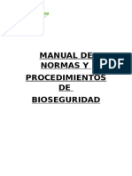 Manual de Normas Bioseguridad HGBS