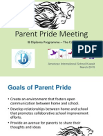 Parent Pride Meeting The DP Core