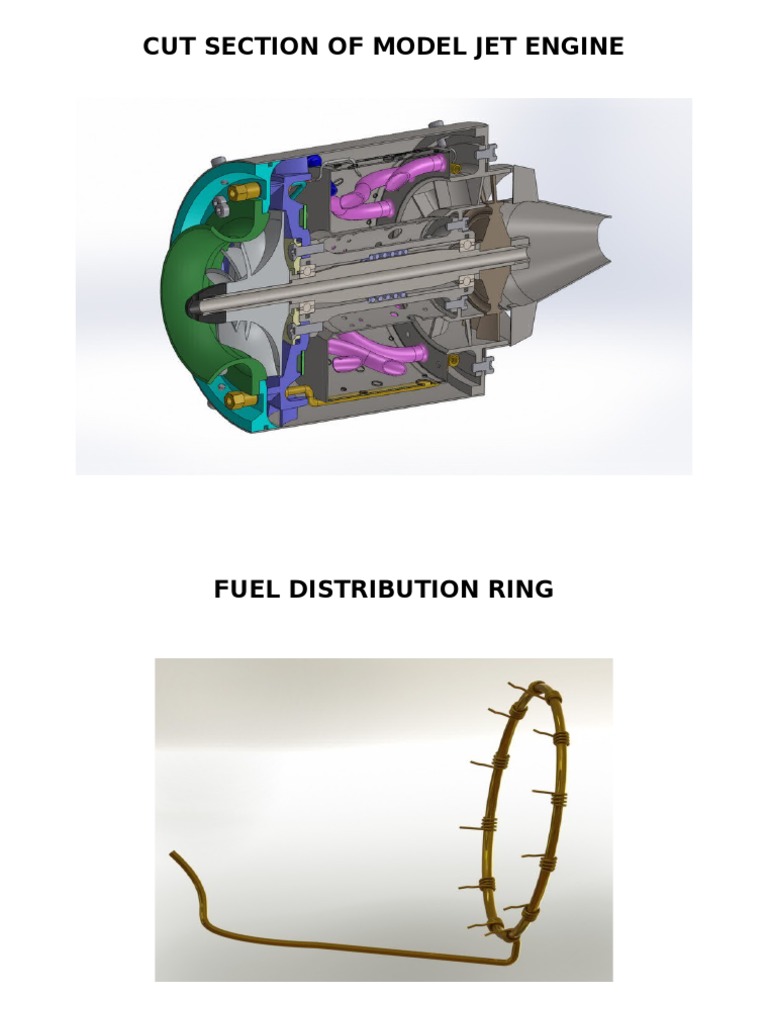Model Jet Engine Cut Section Analysis | PDF