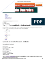 Tipos de Personalidade_ Racionais