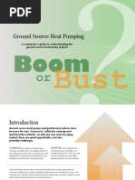 Ground Source Heat Pumping: A Contractor's Guide To Understanding The Ground Source Heat Pump Market