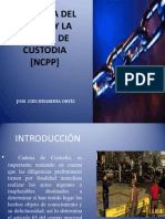 Escena Del Crimen y La Cadena de Custodia 2014 Ncpp