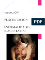 placentacion (anatomia, desarrollo y fisiologia de la placenta humana).