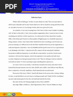 Download OJT reflection Paper by John Randolf Cabrera SN258270555 doc pdf