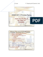 B31.3 - Process - Piping - Course - 11 Designing With Expansion Joints