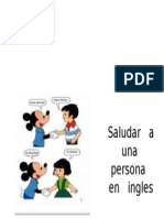 Saludar A Una Persona en Ingles