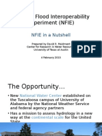 National Flood Interoperability Experiment (NFIE) : NFIE in A Nutshell