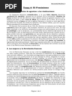 Tema 4 - El Feminismo