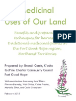 NWT Traditional Medicine Booklet - Brandi Corris Fort Good Hope 2015