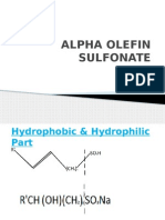 Alpha Olefin Sulfonate Ppt