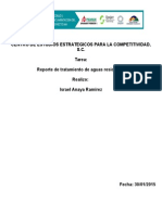 Reporte de Tratamiento de Aguas Residuales