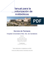 Manual para La Monitorización de Antibióticos