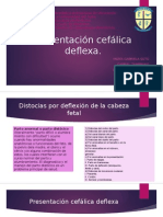 Presentacion Cefalica Deflexa