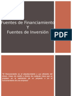 Fuentes de Financiamiento e Inversión