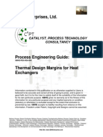 Thermal Design Margins For Heat Exchangers