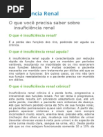 Insuficiência Renal