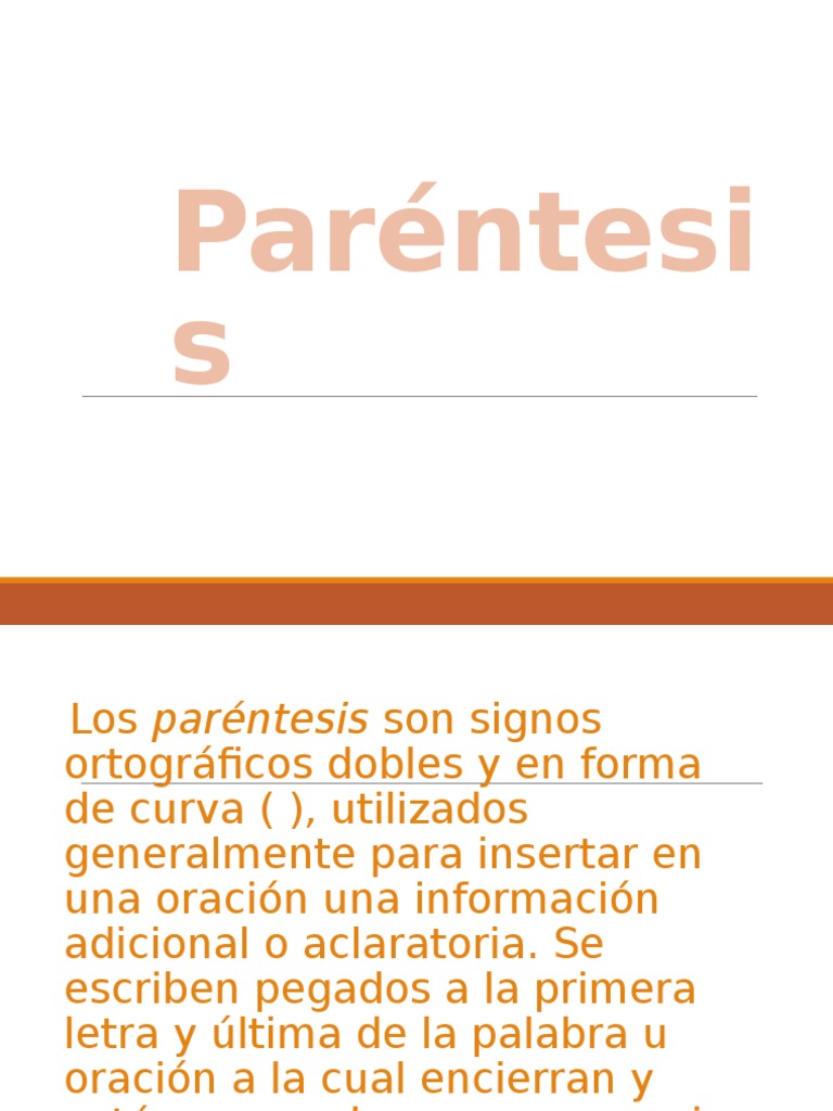 Paréntesis | PDF | Comillas | Soporte
