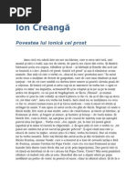 Ion Creanga-Povestea Lui Ionica Cel Prost