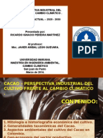 Perspectiva Industrial Del Cultivo de Cacao Frente Al Cambio Climático