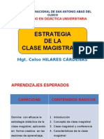 Estrategia de La Clase Magistral