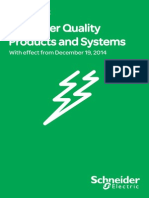 Price List Schneider Electric LV Power Quality Products and Systems 19-12-2014