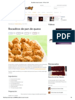 Bocaditos de Pan de Queso - El Gran Chef PDF