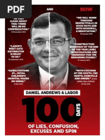 Download 100 Days of Lies Confusion Excuses and Spin by Vic Coalition SN258329734 doc pdf