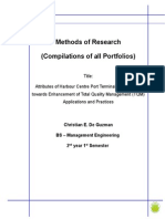 Methods of Research (Compilations of All Portfolios)