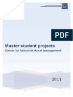 CIAM Master Student Projects 2011