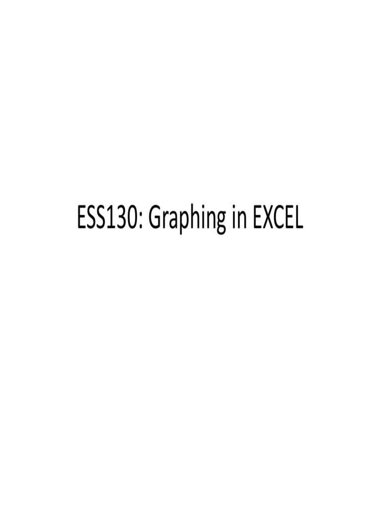 Graphing Techniques in Excel | PDF | Home & Garden