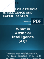Chapter 9, Group 1 - The Use of Artificial Intelligence and Expert System