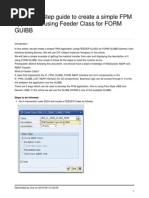 FPM Application Using Feeder Class For FORM GUIBB