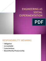 Engineering as Social Experimentation