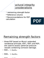 Structural Integrity Considerations: Remaining Strength Factor Reference Volume Recommendations For RSF Calculation