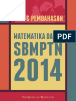 Soal Matematika Dasar Dan Pembahasan Lengkap SBMPTN 2014