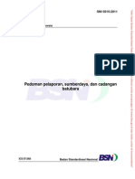 SNI 5015.2011 Untuk Pedoman Pelaporan Batubara