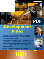 Human Development Index: Made By: Harsh Jain