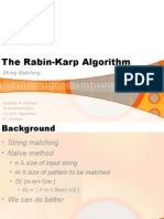 Rabin Karp Matching