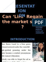 Presentat ION ON: Can Liril' Regain The Market Share ?