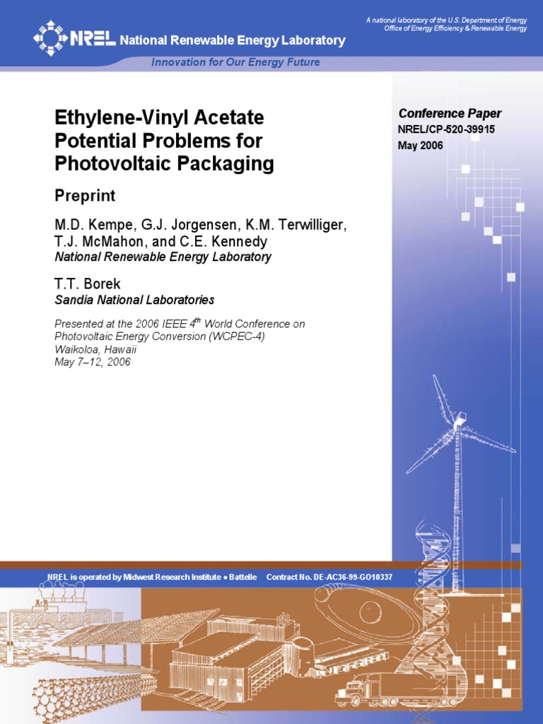 Ethylene Vinyl Acetate Differential Scanning Calorimetry Corrosion Free 30day Trial Scribd