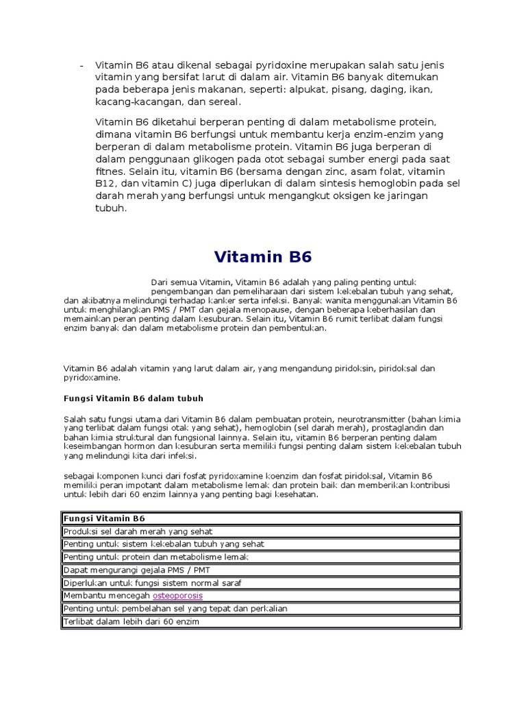 Vitamin B6