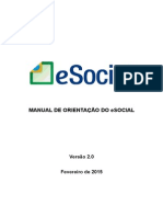  Manual de Orientação Do ESocial - MOS - Vs 2.0